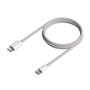 Aisens Cable USB-C a Lightning PD 2A, 0,5 m, Blanco